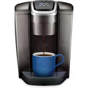 Keurig K-Elite Single-Serve K-Cup Pod Coffee Maker, Brushed Slate, 12 oz. Brew Size