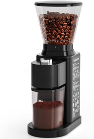 Coffee Grinder, Electric, Stainless Steel Coffee Bean Grinder, 24 Grind Settings & Anti-static Technology, Coffee Bean Grinder (Color: black)