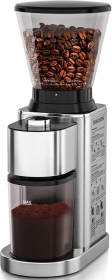 Coffee Grinder, Electric, Stainless Steel Coffee Bean Grinder, 24 Grind Settings & Anti-static Technology, Coffee Bean Grinder (Color: Silver)